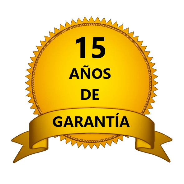 15 años de garantia